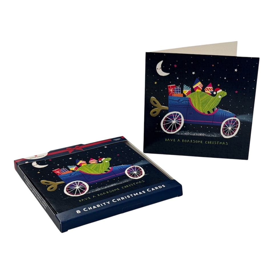 image 1 of Pack of 8 Clockwork Toys Alzheimer's Society Charity Christmas Cards