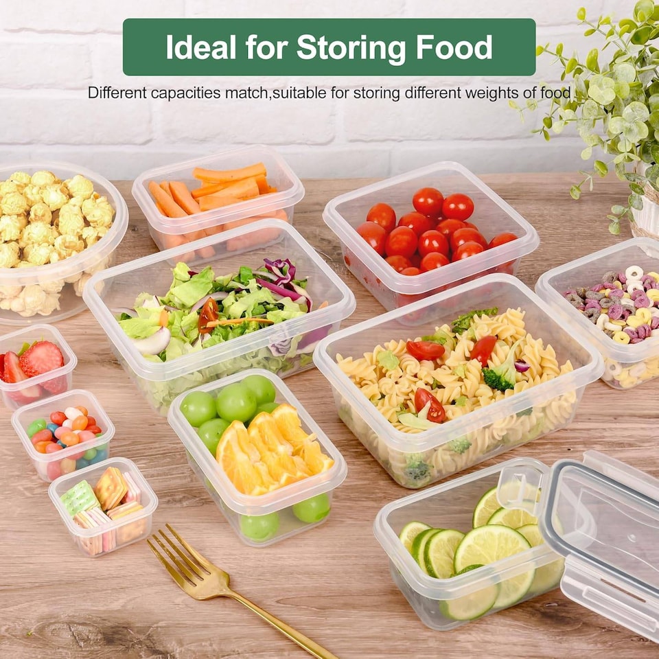 image 1 of Alivio 24-Piece Food Storage Container Set with Airtight Leakproof Lids – BPA Free Kitchen Organisers