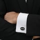 image 2 of Usher Cufflinks - Onyx Art CK59 Wedding Cuffs