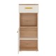 image 2 of 4KIDS 1 Door 1 Drawer Narrow Cabinet with Orange Handles