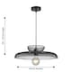 image 6 of First Choice Lighting Cassidy Two Tier Black Mesh Ceiling Pendant Light Black