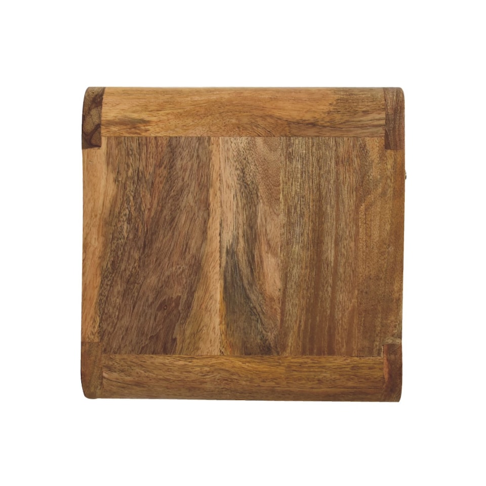 image 1 of Artisan Furniture Solid Wood Mini Oak-ish Floating Open Bedside