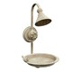 image 1 of Shower Head Bird Bath or Feeder all metal garden bird lover gift