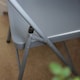 image 6 of Harbour Housewares Metal Folding Chairs - Matt Grey - Pack of 6 | Grey | Matt Grey