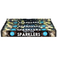 144 Hand Held Sparklers - 25cm - ( 24 Packs of 6 )