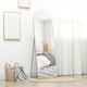 image 2 of HOMCOM Arched Full Length Mirror, 50  150cm Wall Mounted, Leaning, Free Standing Full Body Mirror, Frameless, for Living Room, Bedroom, Gold Tone