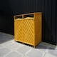 image 3 of Wooden Double Wheelie Bin Storage - Natural