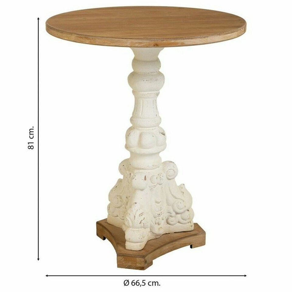 image 1 of Centre Table Alexandra House Living White Fir wood MDF Wood 66 x 81 x 66 cm N/A