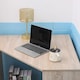 image 4 of Computer Desk PC Laptop Table Corner Home Office Study Gaming | Brown