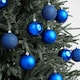 image 5 of 50mm/18Pcs Christmas Baubles Shatterproof Blue,Tree Decorations