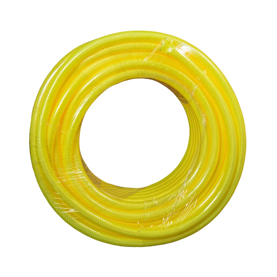 image 1 of 25m Professional Garden Hose Pipe / Hosepipe in Yellow with Fittings | Yellow | Yellow