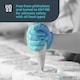 image 5 of Unigloves Aqua Blue (Opal) Pearl Box of 100 Nitrile Gloves Blue | Extra Small