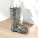image 3 of Wellington Boot Umbrella Stand - Metal - L23 x W32 x H46 cm