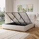 image 4 of Richwood Fabric 180cm Superking Ottoman Bed Frame with Storage - Beige