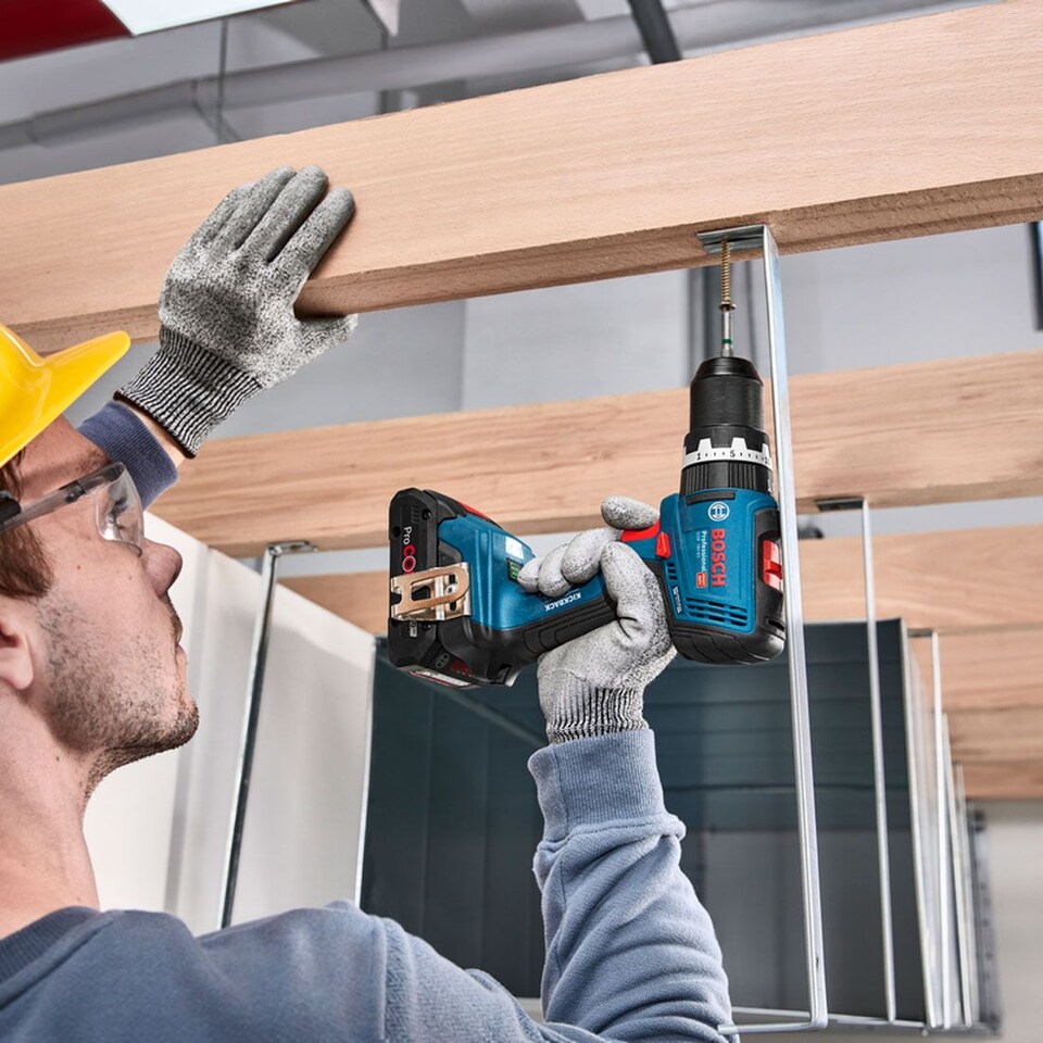 image 1 of Bosch GSB 18V-55 Cordless Brushless 18v Combi Drill Inc 1x 4Ah Battery 0615A5005M