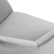 image 6 of HOMCOM Modern Upholstered Fabric Bucket Seat Dining Armchairs Set of 2 Grey