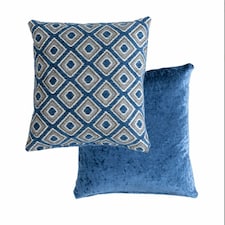 Nevada Cushion Cover 43cm x 43cm Navy | Blue | Blue