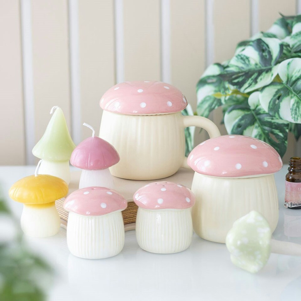 image 1 of Mushroom Salt and Pepper Shakers