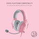 image 7 of RAZER BLACKSHARK V2 X WIRED GAMING HEADSET QUARTZ EDITION- PINK