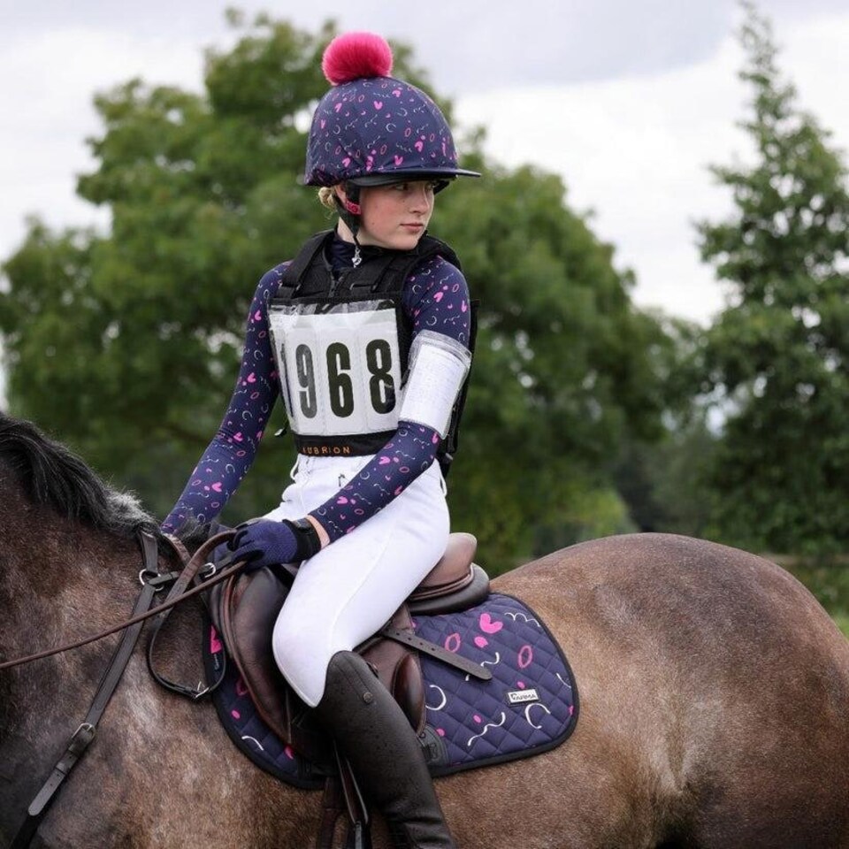 image 1 of Shires ARMA Hyde Park Saddlecloth - Young Rider N/A | Colour: Doodle
Size: 14 Inch