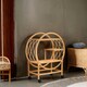 image 2 of Mataram Rattan Bar Trolley