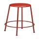 image 1 of Interiors by Premier Artisan Red Metal Bar Stool