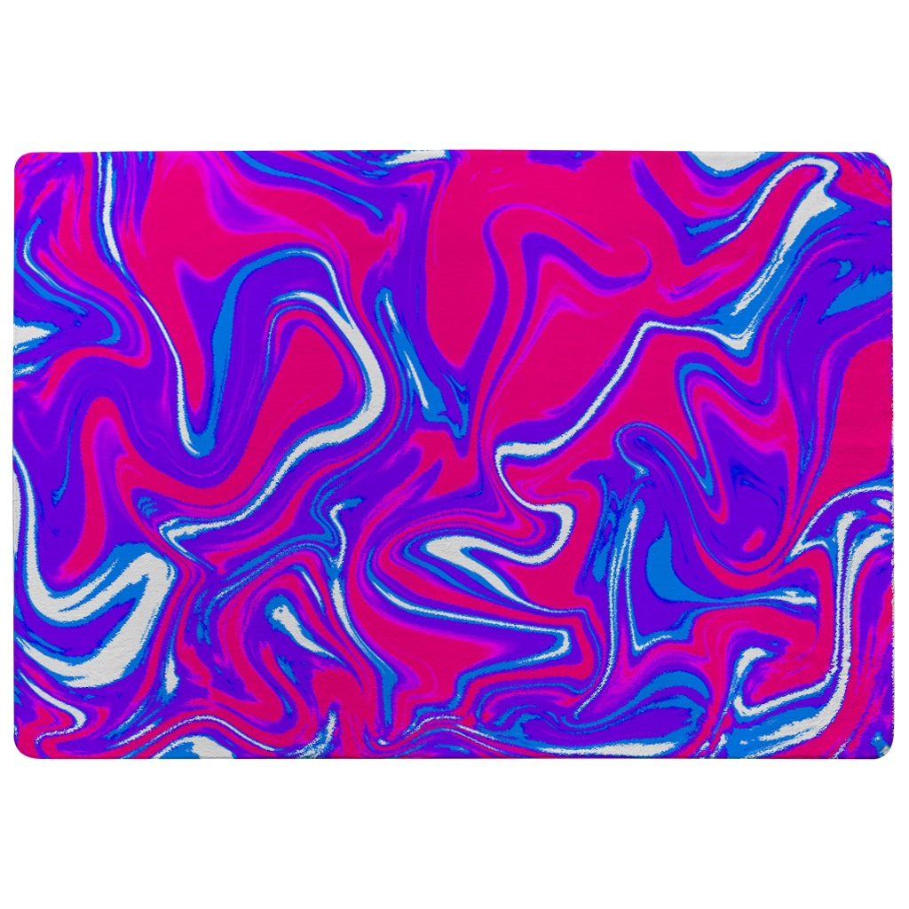 Pink & Blue Marble Rug | Multi - Tesco Groceries