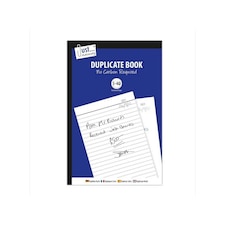 Just Stationery Carbonless Copy Paper Receipt Book - White - 0.6cm x 20.3cm x 12.7cm