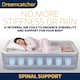 image 5 of Dreamcatcher Single Air Bed Premium Blow up Mattress with Built in Pump 195x96x47 and Storage Bag Included