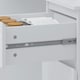 image 6 of FWStyle Stora 3 Drawer Dressing Table - White Gloss Front White