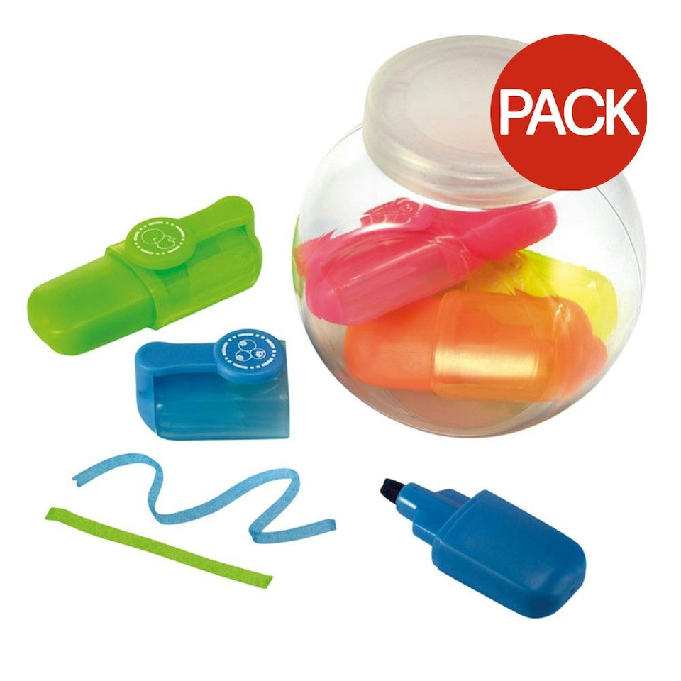 image 1 of MidOcean Fun For Five Highlighter (Pack of 5) - Multicoloured - One Size
