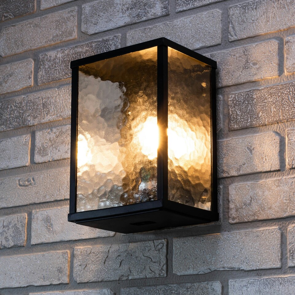 image 1 of BHS Douglas Outdoor Wall Light, Black