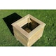 image 1 of Multi Pack of 3 - Square Planters, Wooden Garden Pot/Tub for Plants - L40 x W40 x H40 cm - Fully Assembled