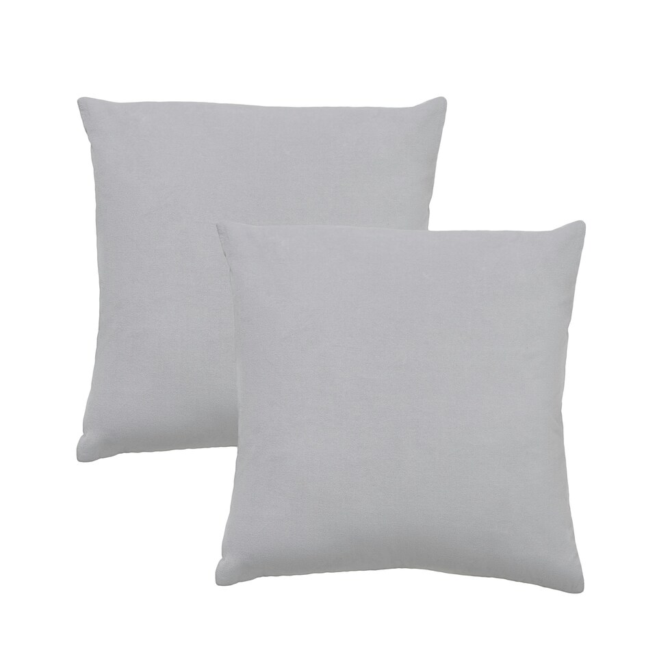 image 1 of BHS Twin Pack of Cushions, Grey