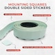 image 2 of Pack of 250 Janrax Mounting Squares - Double Sided Stickers
