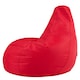 image 4 of Icon Dalton High Back Adult Gaming Indoor Outdoor Bean Bag Chair, Red