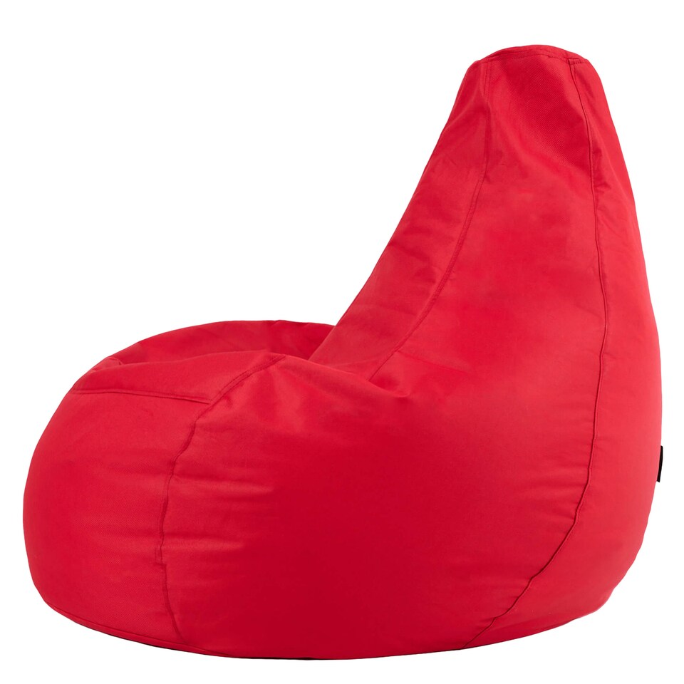 image 1 of Icon Dalton High Back Adult Gaming Indoor Outdoor Bean Bag Chair, Red