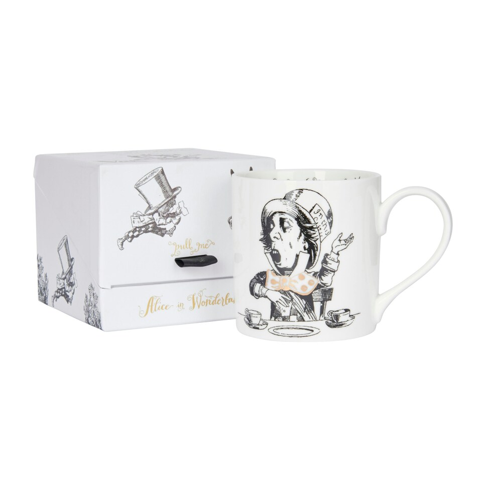 image 1 of V&A Alice in Wonderland Mug White 350ml | White