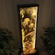 image 4 of Mirror and Water Feature with Ocean Floor Design with LED Lights