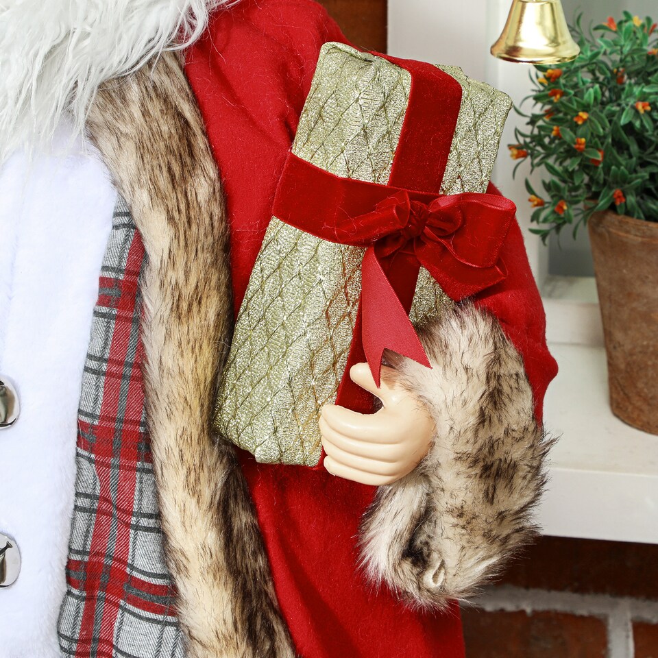 image 1 of HOMCOM Animated Santa Claus, 141cm Tall Christmas Decoration with Sound Activated and Festive Music for Party