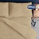 image 3 of Silentnight Teddy Fleece Duvet Cover and Pillowcase Set, Natural Beige, King