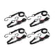 image 1 of Master Lock Spring Clamp Tie-down - Multi Colour - 4.25m (Pack of 4) | Multi | 4.25m (Pack of 4)