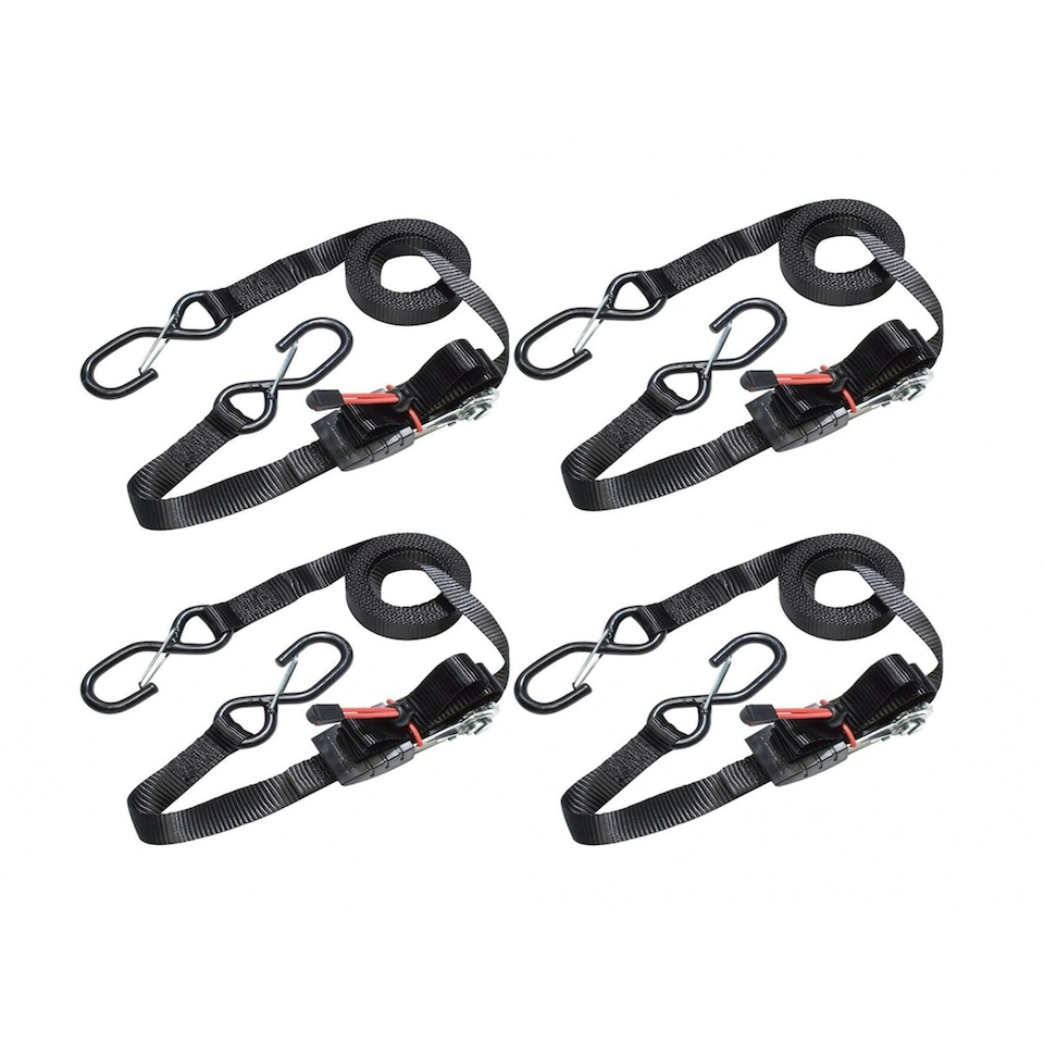 image 1 of Master Lock Spring Clamp Tie-down - Multi Colour - 4.25m (Pack of 4) | Multi | 4.25m (Pack of 4)