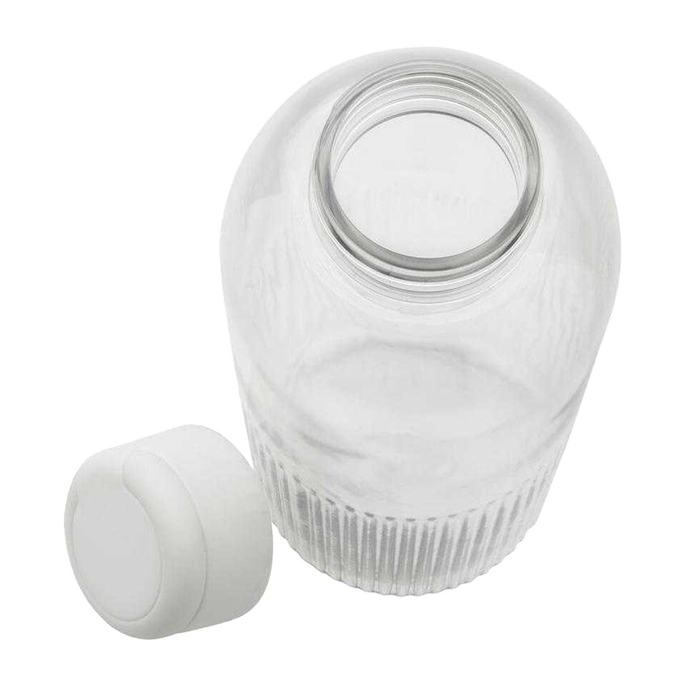 image 1 of XD Collection Ripple RPET 750ml Water Bottle | White | White | 1