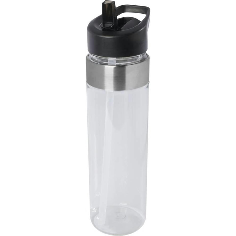 image 1 of Dylan Tritan Flip Up 650ml Water Bottle - Clear - One Size