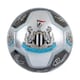 image 2 of Newcastle United FC Metallic Signature Football Size 1 Silver | Black