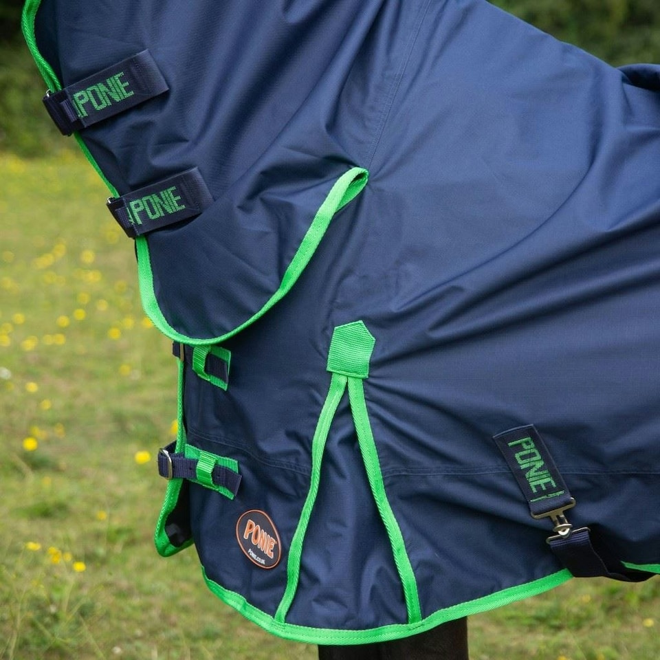 image 1 of Gallop Equestrian Ponie Lightweight Turnout Combo Green | Size: 3ft 6
Colour: Navy/Green