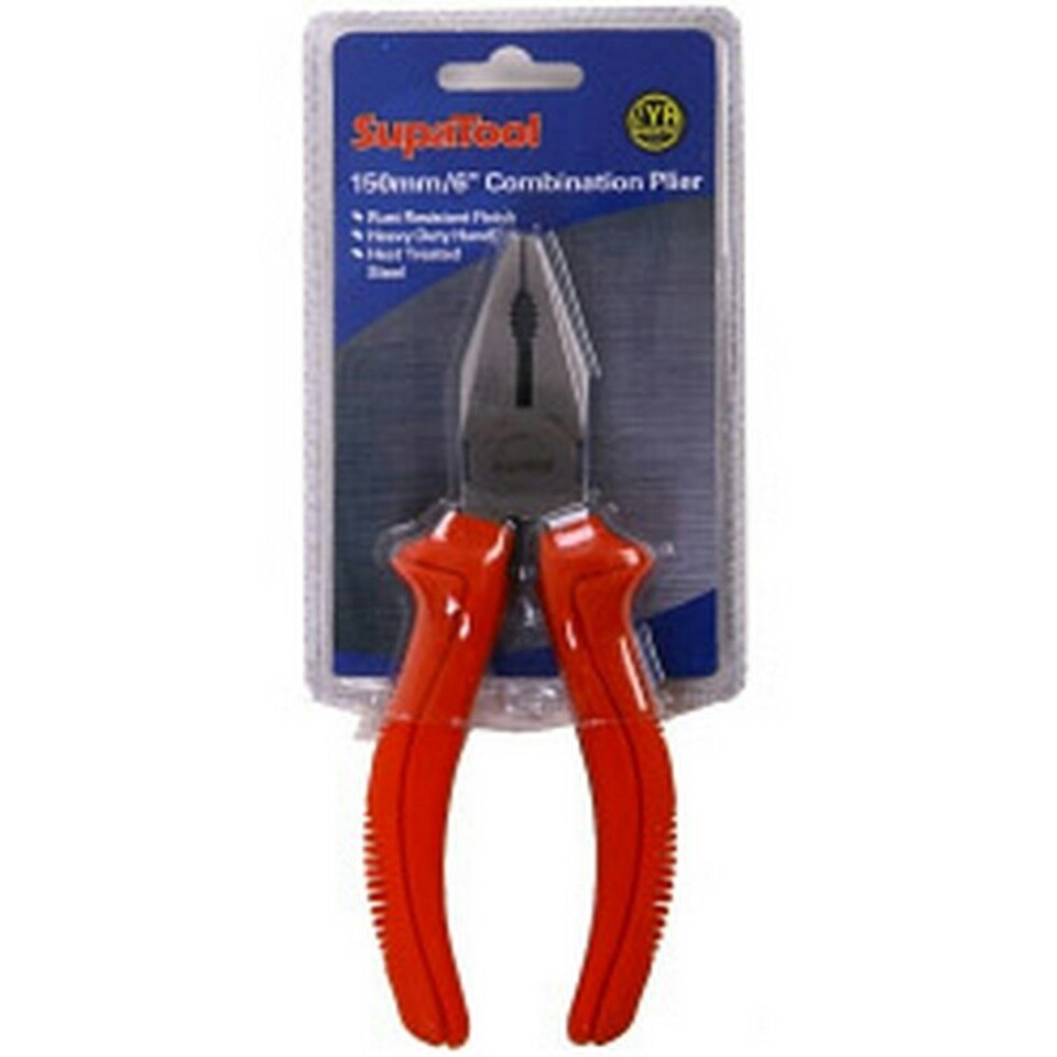 image 1 of SupaTool Combination Plier - Red - 20cm