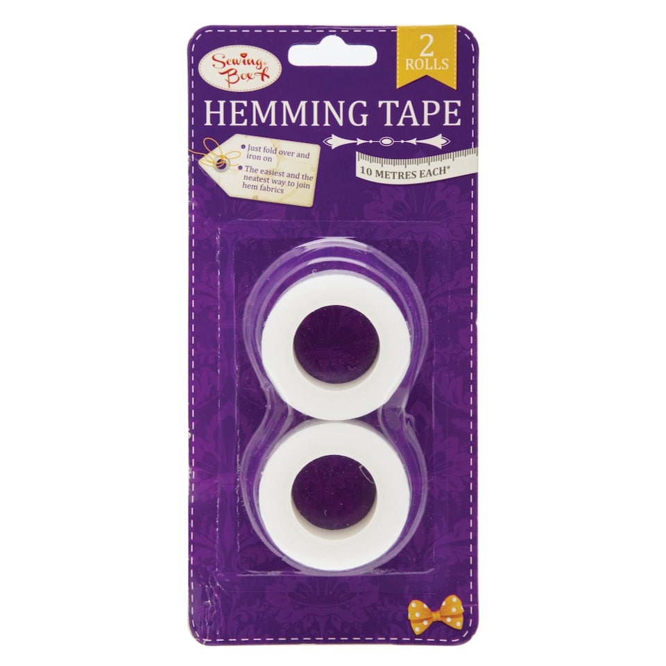 image 1 of 151 Hemming Tape 2 x 10 Metres Rolls Iron On