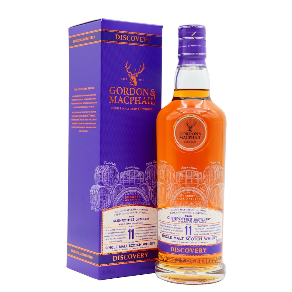 image 1 of Glenrothes - Gordon & MacPhail Discovery Single Malt Scotch 11 year old Whisky | Multi | Glenrothes - Gordon & MacPhail Discovery Single Malt - 11 year old Whisky 70cl 43% ABV | 1